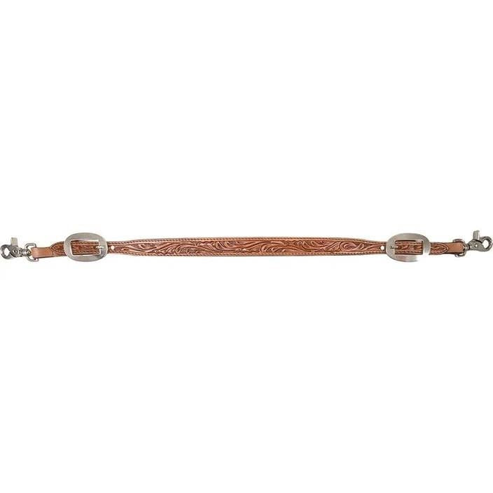 Cashel Floral Breast Collar Wither Strap Natural