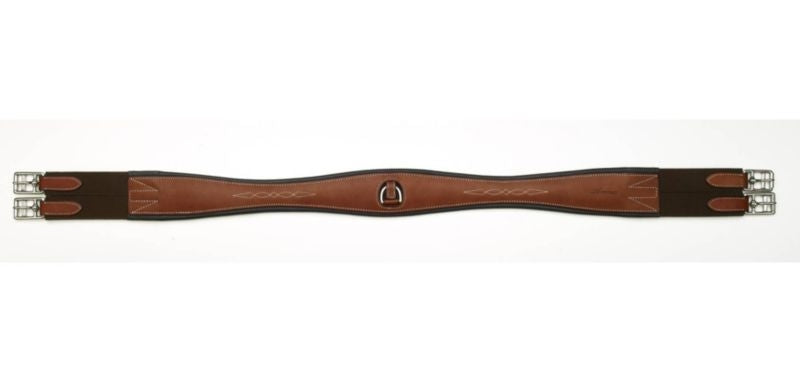 Aramas Fancy Stitched Overlay Girth 50 Chocolate