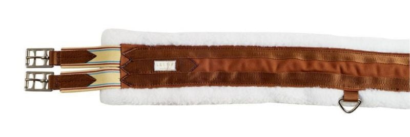 Lettia Collection Fleece-Lined Girth 54" Brown