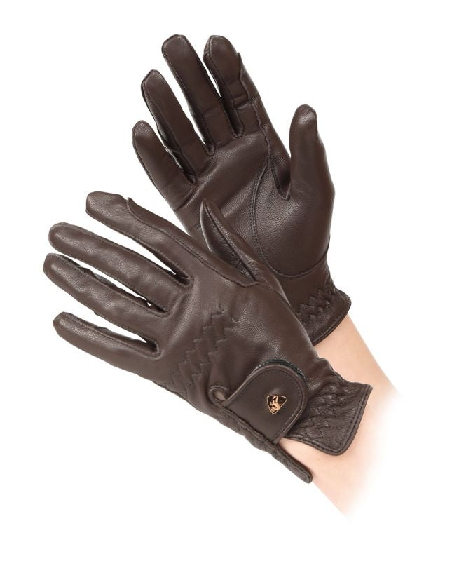 Aubrion Ladies Leather Riding Gloves