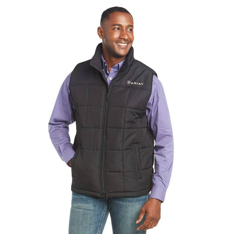 Ariat Mens Crius Insulated Vest 3-X Large Black