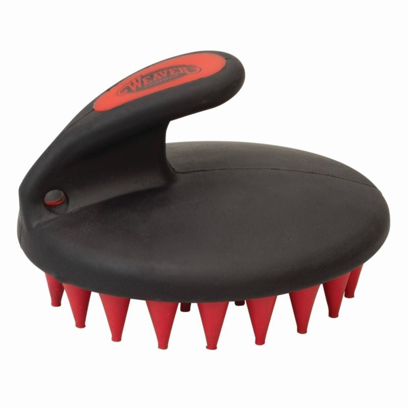 Weaver Palm-held Coarse Curry with Lg Rubber Bristle