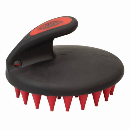 Weaver Palm-held Coarse Curry with Lg Rubber Bristle