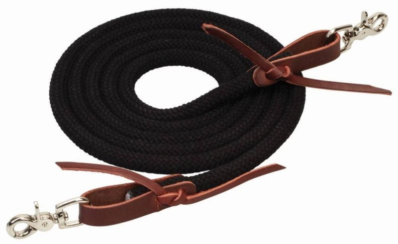Weaver EcoLuxe Bamboo Round Trail Reins 10Ft