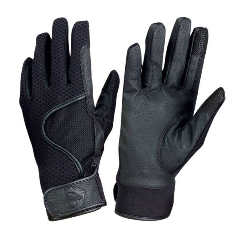 Ovation Ladies LuxeGrip 3D AirMesh Gloves Large Bl
