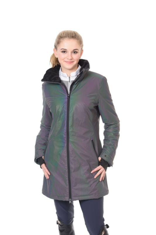 Ovation Ladies Prisma Hi Vis Jacket Large Rainbow