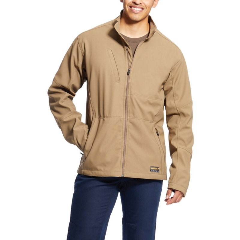 Ariat Mens Rebar Stretch Canvas Softshell Jacket M