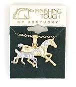 Finishing Touch Necklace with Mare n Foal 18in