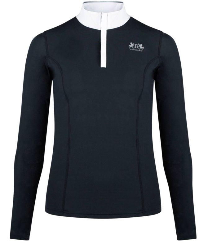 B Vertigo Ladies Iris Long Sleeve Shirt 14 Black