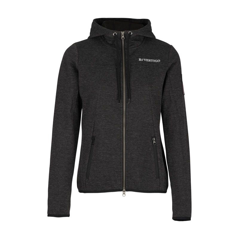B Vertigo Ladies Terri Fleece Jacket 4 Dark Grey