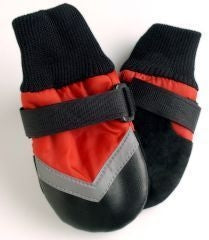 Extreme All Weather Dog Boots LG Red/Black