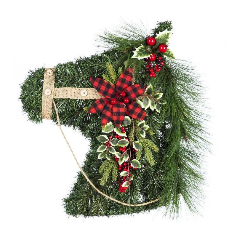 Holiday Horse Wall Decor 18"W x 20"H x 5"D