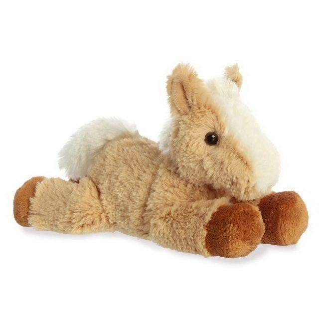 Plush Little Goldie Horse 8" Tan