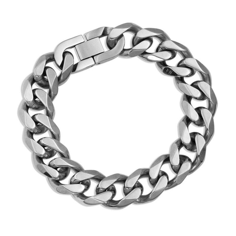 Montana Silversmiths Cuban Link Chain Bracelet 9"