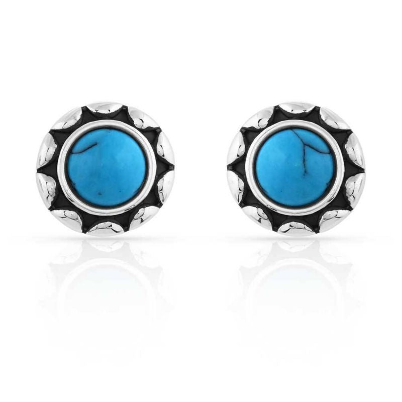 Montana Silversmiths Stellar Studded Turquoise Ear