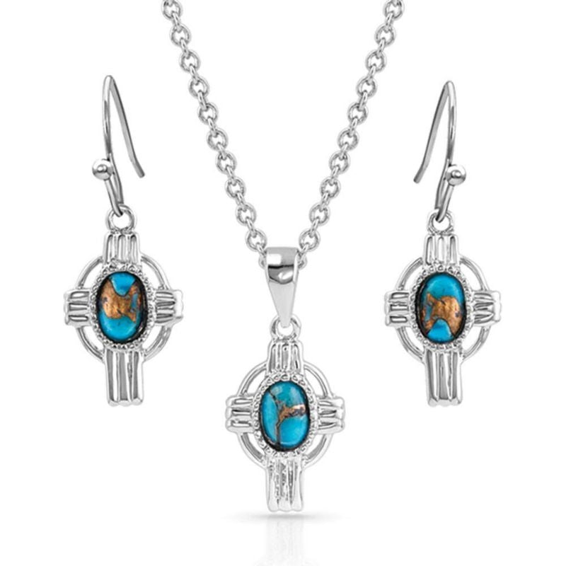 Montana Silversmiths Easter Cross Turquoise Jewelr