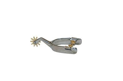 3/4 Inch SMTH SS CUT ROPING SPURS