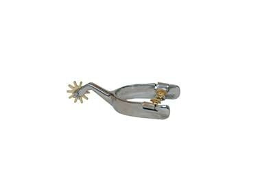 3/4 Inch SMTH SS CUT ROPING SPURS