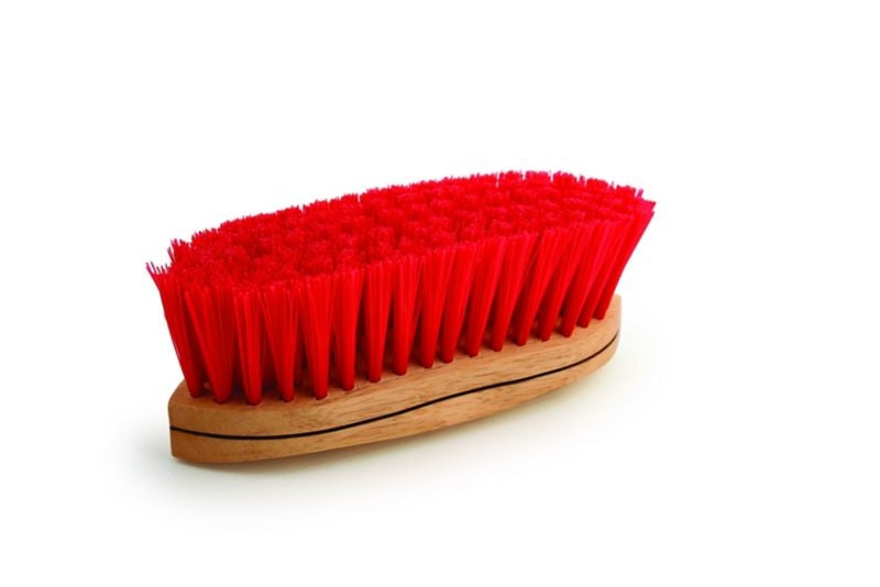 Legends Stiff Poly Curve Grooming Brush 81/4in Blu