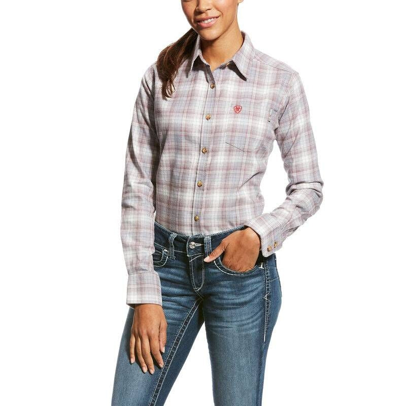 Ariat Ladies FR Jolene Work Shirt Small Multi