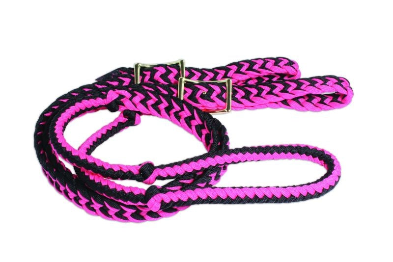 Professionals Choice 5/8" Braided Barrel Reins