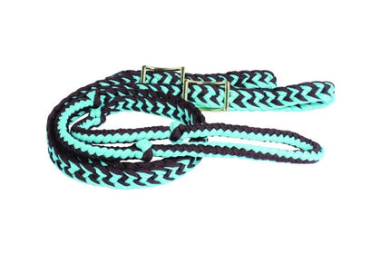 Professionals Choice 5/8" Braided Barrel Reins
