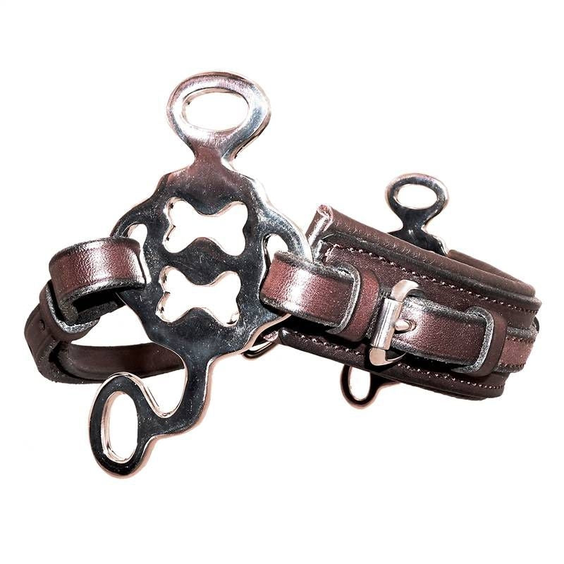 Nunn Finer Double Biscuit Hackamore 5"L x 2-5/8"W