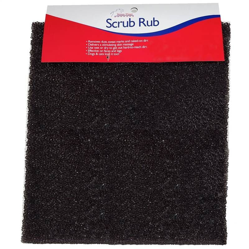 Nunn Finer Scrub Rub Rub Rag 9" x 13" Black