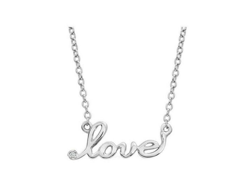 Montana Silversmiths Necklace Love Script Necklace