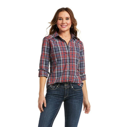 Ariat Ladies REAL Billie Jean Shirt Large Banyan B