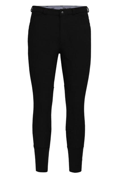 TuffRider Mens Long Ribb Knee Patch Breeches