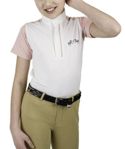 Equine Couture Kids Magda EquiCool Short Sleeve Sh