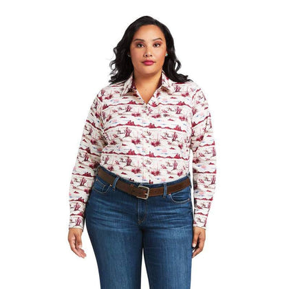 Ariat Ladies Kirby Stretch Long Sleeve Shirt Large
