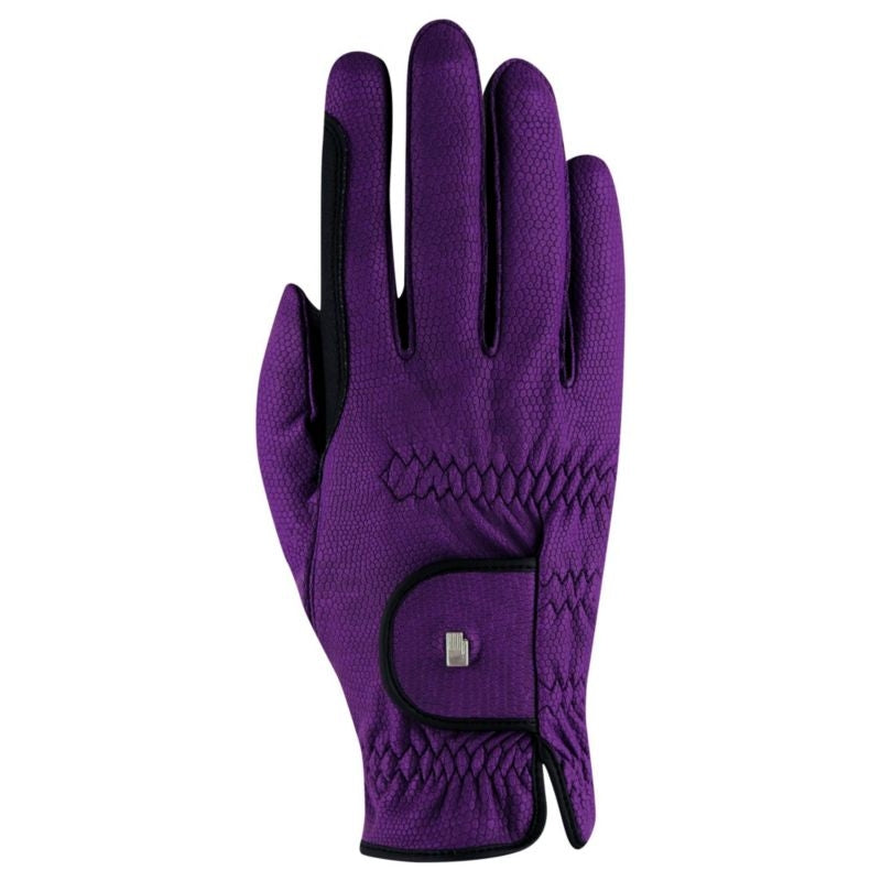Roeckl Ladies Lona Gloves 6 Black/Red