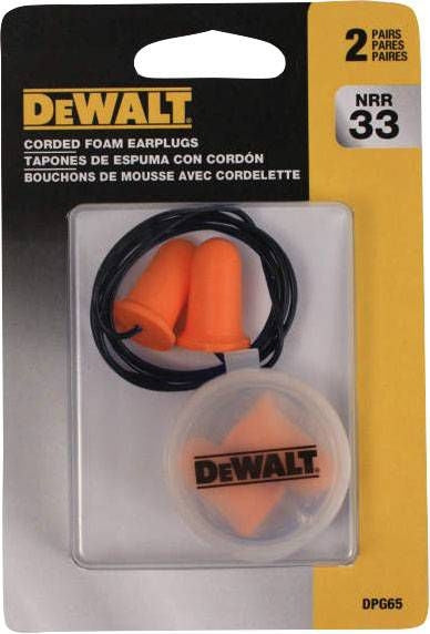 DeWalt Disposable Foam Corded Earplugs