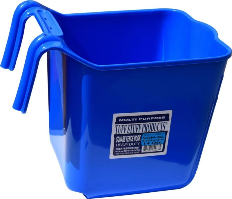 Tuff Stuff Square Fence Hook Bucket