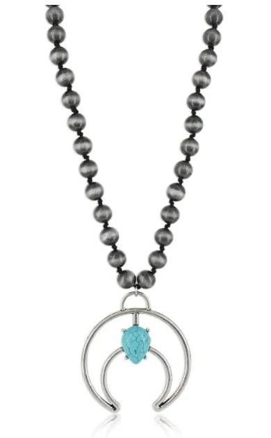 Montana Silversmiths Teardrop Crescent Necklace