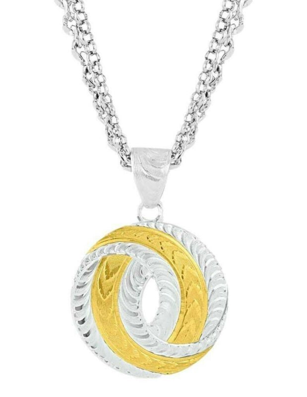 Montana Silversmiths Kaleidescope 2-Tone Necklace