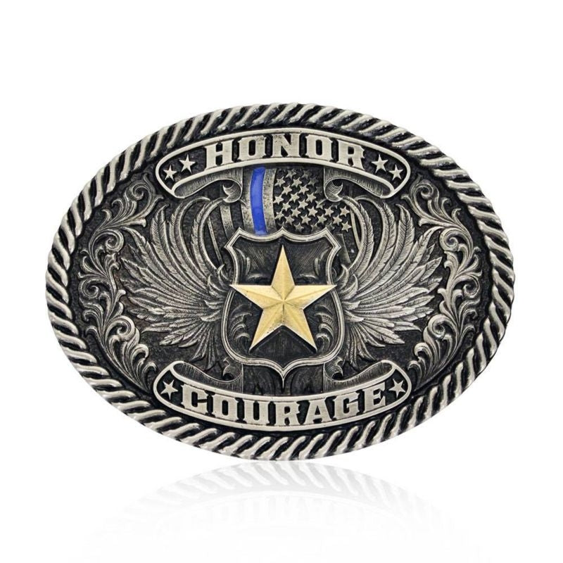 Montana Silversmiths Honor & Courage Attitude Buck