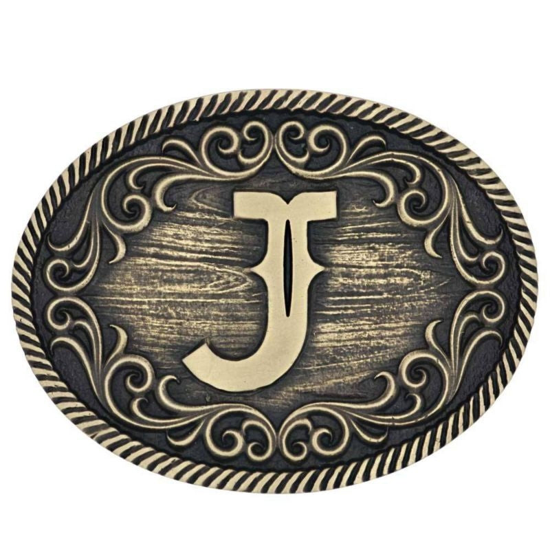 Montana Silversmiths Filigree Initial Attitude Bel