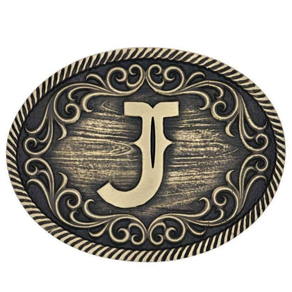 Montana Silversmiths Filigree Initial Attitude Bel
