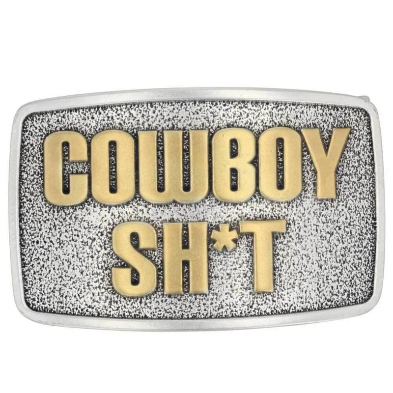 Montana Silversmiths Cowboy Sh*t Rectangular Attit
