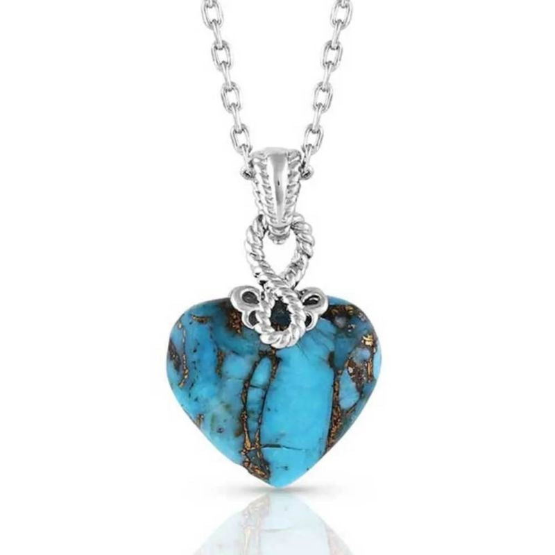 Montana Silversmiths Untamable Heart of Stone Neck