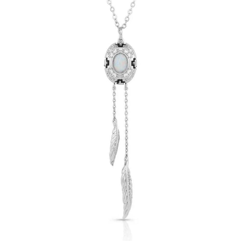Montana Silversmiths Divine Touch Opal Necklace