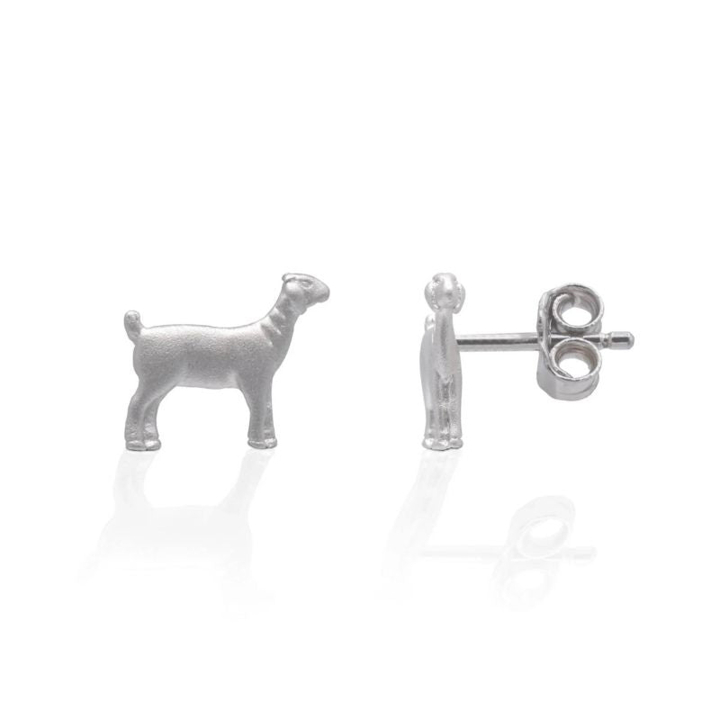 Kelly Herd Lamb Earrings Sterling Silver
