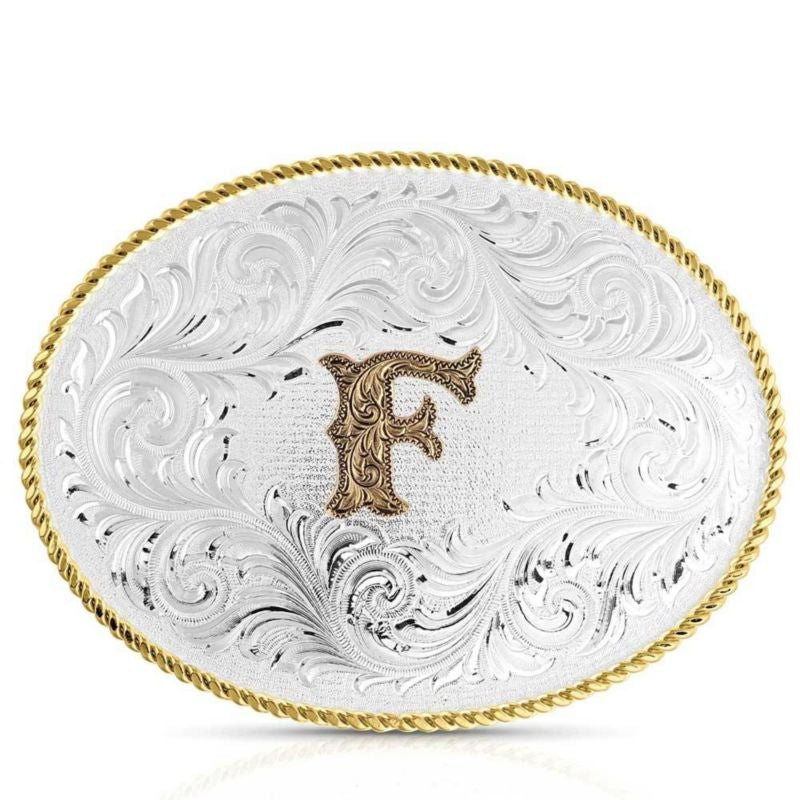Montana Silversmiths Classic Western Oval Two-Tone