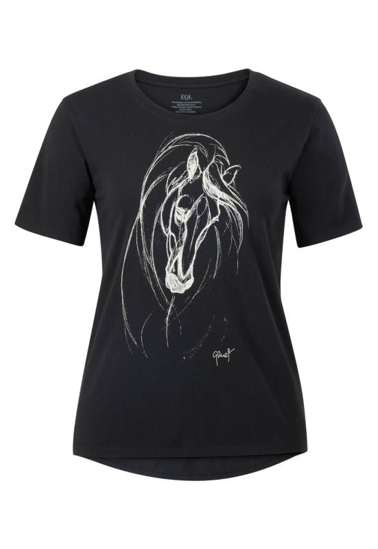 EQL by Kerrits Ladies Graceful Horse Tee Shirt