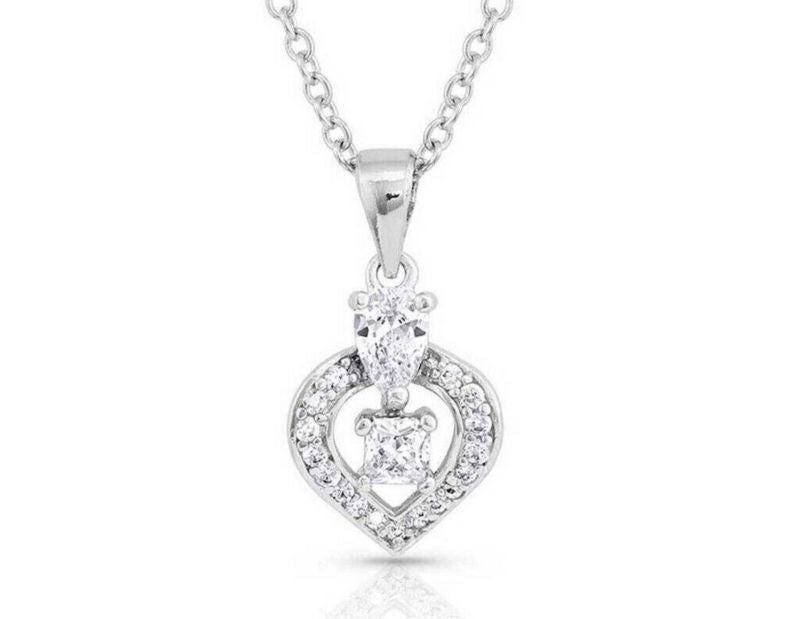 Montana Silversmiths Touch of Crystal Necklace