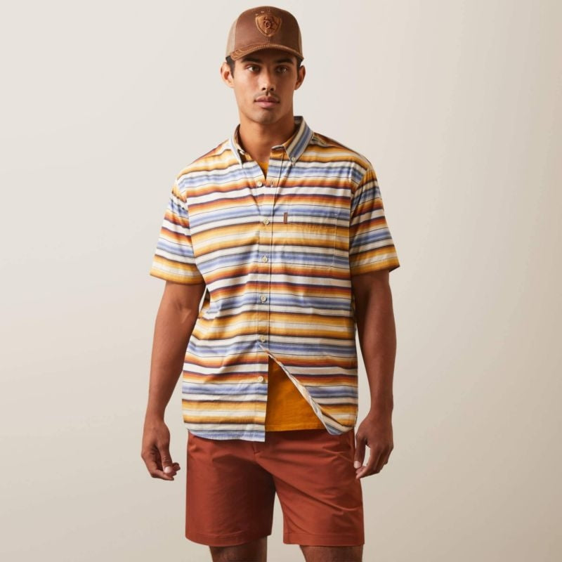 Ariat Mens Sunset Serape Stretch Modern Fit Shirt