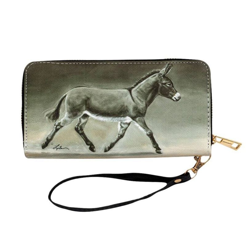 AWST Int'l "Lila" Donkey on the Move Wallet with Wris